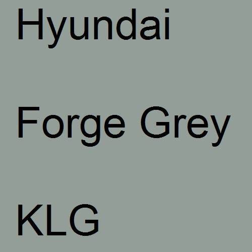 Hyundai, Forge Grey, KLG.